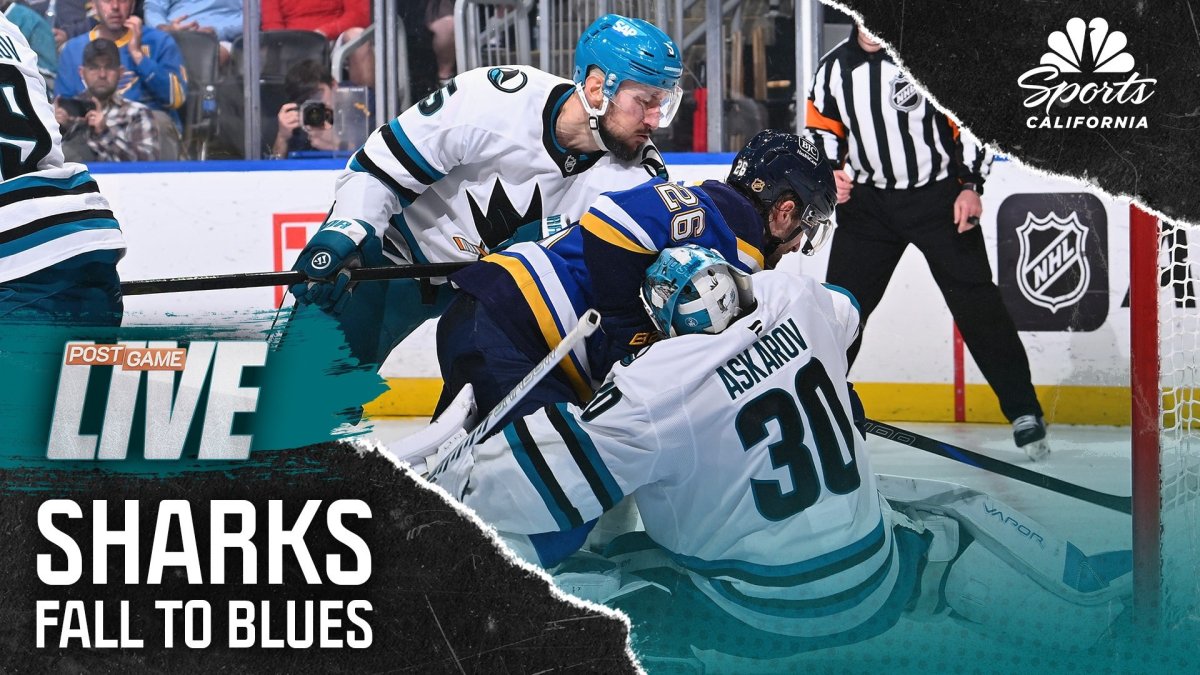 Sharks lose Yaroslav Askarov, fall short to Blues in OT loss – NBC Sports Bay Area & California