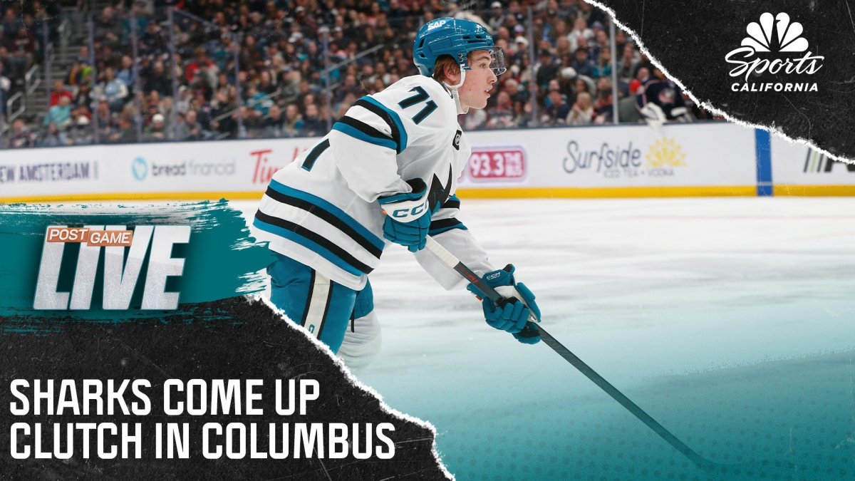 Sharks snap losing skid with comeback win over Blue Jackets – NBC Sports Bay Area & California
