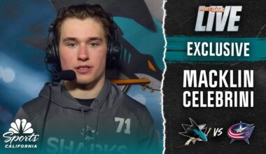 Macklin Celebrini records 100th career assist in Sharks’ win – NBC Sports Bay Area & California