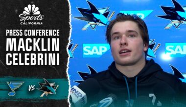 Sharks’ Macklin Celebrini happy to reach ‘goal’ of 100 points – NBC Sports Bay Area & California