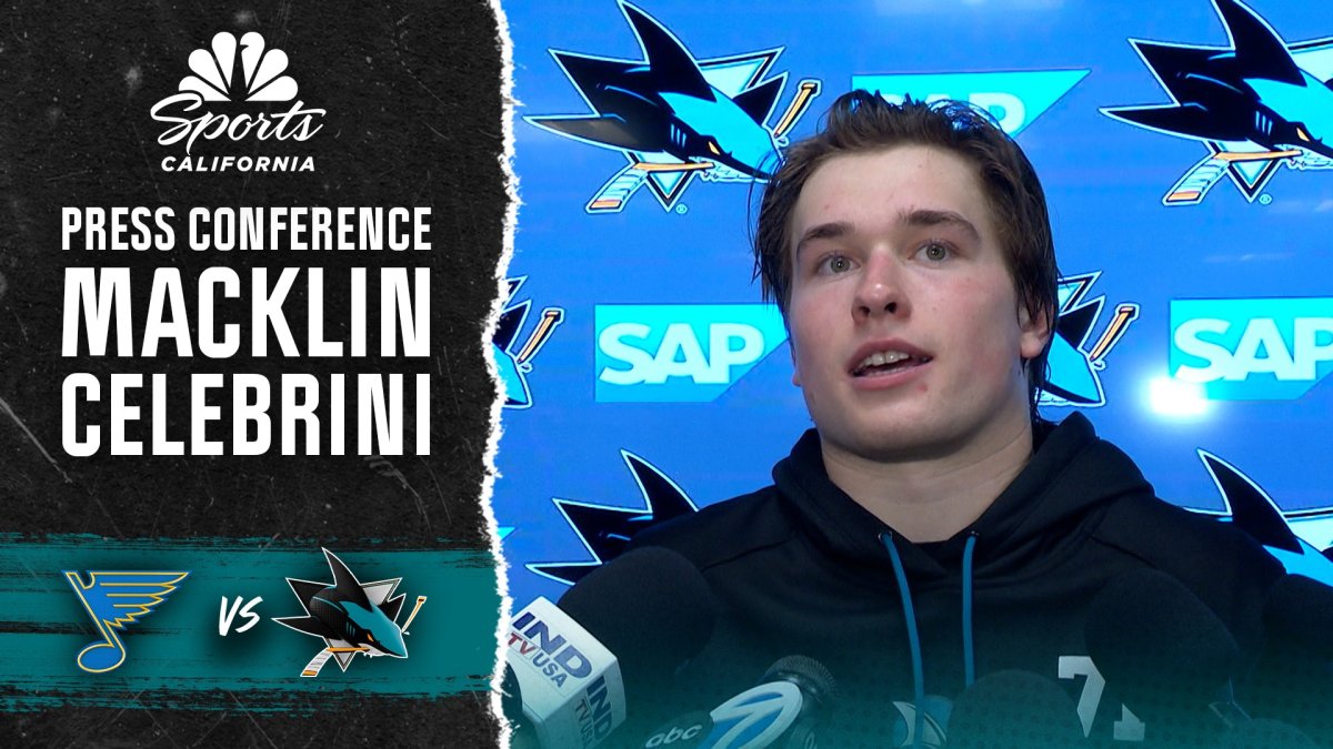 Sharks’ Macklin Celebrini happy to reach ‘goal’ of 100 points – NBC Sports Bay Area & California