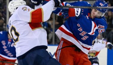 Sykora, Shesterkin Propel Rangers Past Panthers, 3-1