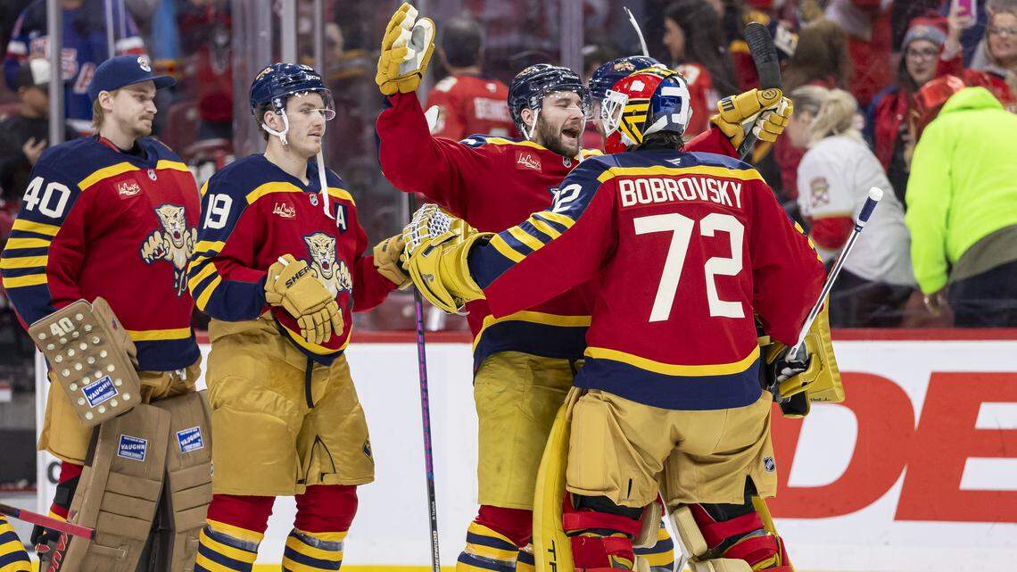 Sergei Bobrovsky, Panthers blank Oilers in Final rematch