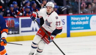 HARTFORD WOLF PACK LOAN F KYLE JACKSON TO ECHL’S BLOOMINGTON BISON