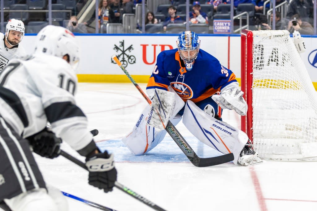 Ilya Sorokin is pictured during the Islanders’ March 13 game against the Kings. Corey Sipkin for the NY Post