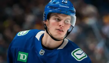 Vancouver Canucks forward Lukas Reichel (73) during a stop in play against the Chicago Blackhawks in the second period at Rogers Arena.