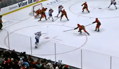 Photo of Canadiens vs Ducks.