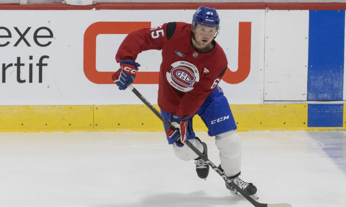 Photo of Canadiens prospect Luke Mittelstadt.