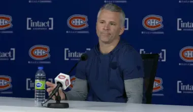 Photo of Montreal Canadiens head coach Martin St-Louis.