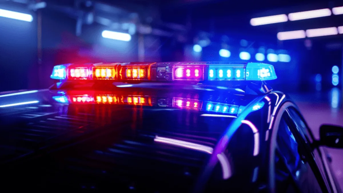 Police lights Billy Tibbett