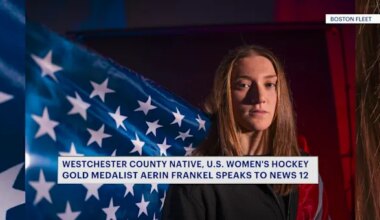 News 12 | Westchester | Team USA women's hockey team's Aerin Frankel speaks with News 12 on historic win