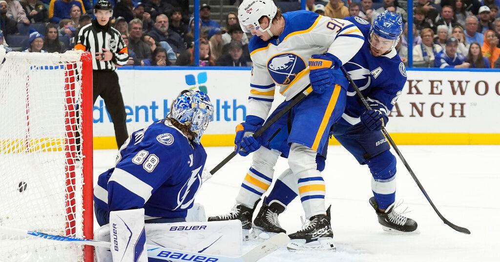 Sabres beat the Lightning 6-2 for third straight victory | Sports
