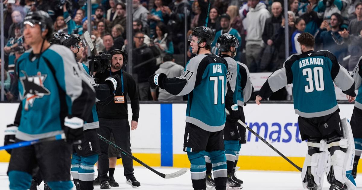 Michael Misa scores in overtime as the San Jose Sharks beat the Winnipeg Jets 2-1 | Sports