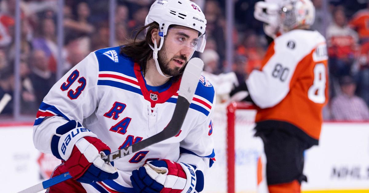 Zibanejad's 3-point game helps Rangers rout Flyers 6-2 | Sports