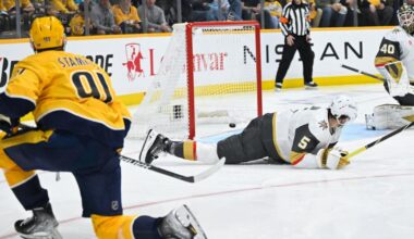Stamkos' 3-point game powers the Predators to a 4-1 win over the Golden Knights |