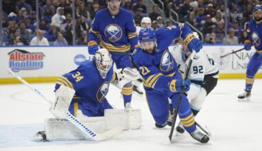 Conor Timmins ready to return to Sabres lineup, Mattias Samuelsson a game-time decision vs. Boston - Buffalo News