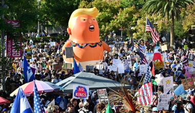 Large Crowds Expected in Downtown LA for `No Kings' Protest