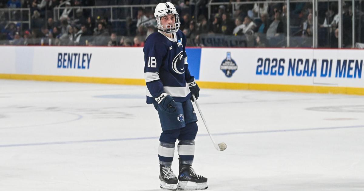 Penn State men's hockey forward Aiden Fink inks ATO deal | Penn State Men's Hockey News