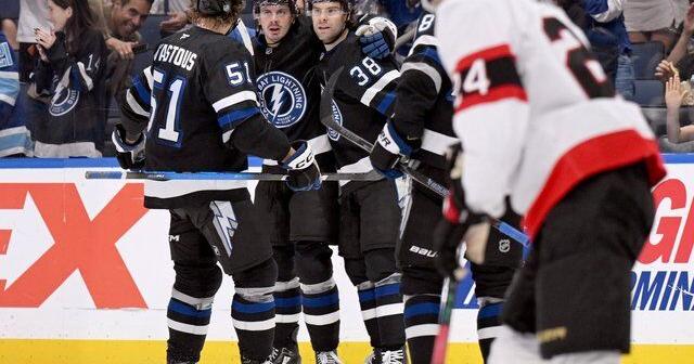 Lightning deal the Senators a blow in the playoff race by beating them 4-2 | National Sports
