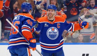 McDavid moves back into scoring lead with 3 points as Oilers beat Ducks 4-2 :: WRALSportsFan.com