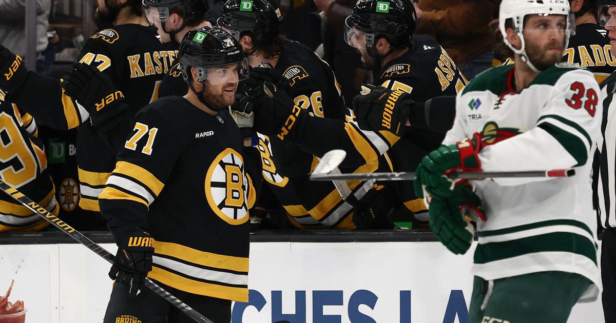 Pavel Zacha scores twice as Bruins beat Minnesota 6-3, spoiling Wild's chance to clinch playoff spot | National Sports
