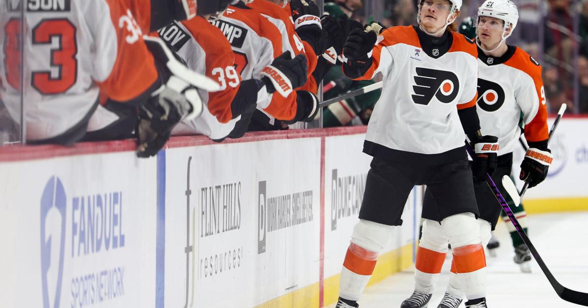 Owen Tippett’s hat trick powers the Flyers to a 5-3 win over the Red Wings | National Sports