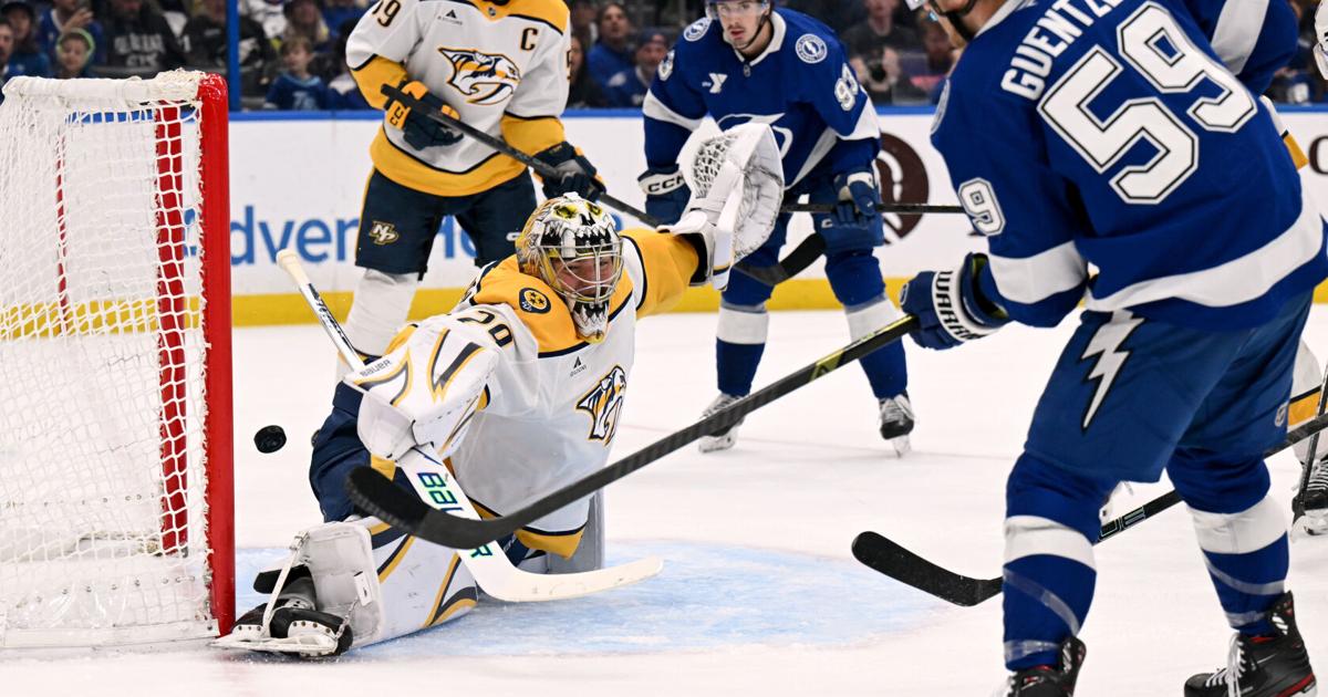 Jake Guentzel's goal, 2 assists lead Lightning over Predators 3-2 | National Sports