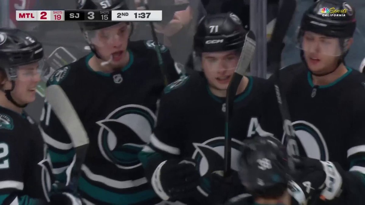 Macklin Celebrini details what home win over Rangers means for surging Sharks
