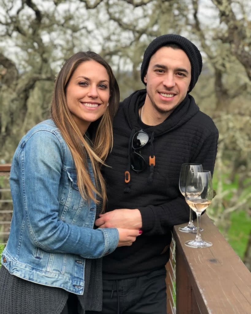 Meredith and Johnny Gaudreau. Meredith Gaudreau/Instagram