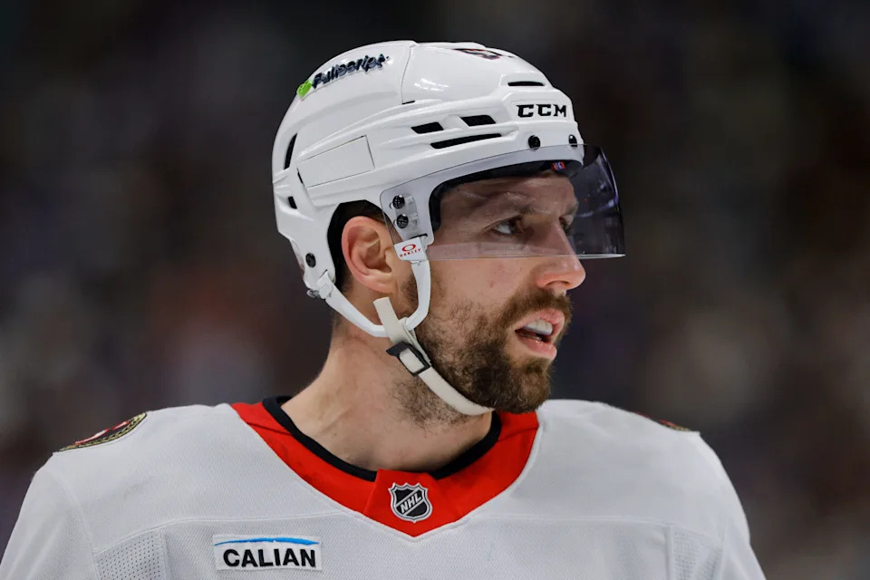 <p>Ottawa Senators left wing David Perron (57) in the first period against the Colorado Avalanche at Ball Arena. Mandatory Credit: Isaiah J. Downing-Imagn Images</p>