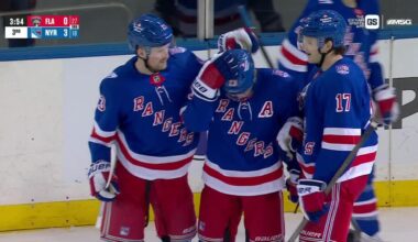 Shesterkin makes 27 saves in Rangers' 3-1 victory over Panthers