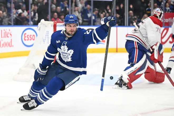 Toronto Maple Leafs forward Scott Laughton.
