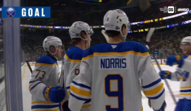 Luukkonen Records Shutout as Sabres Defeat Golden Knights 2-0