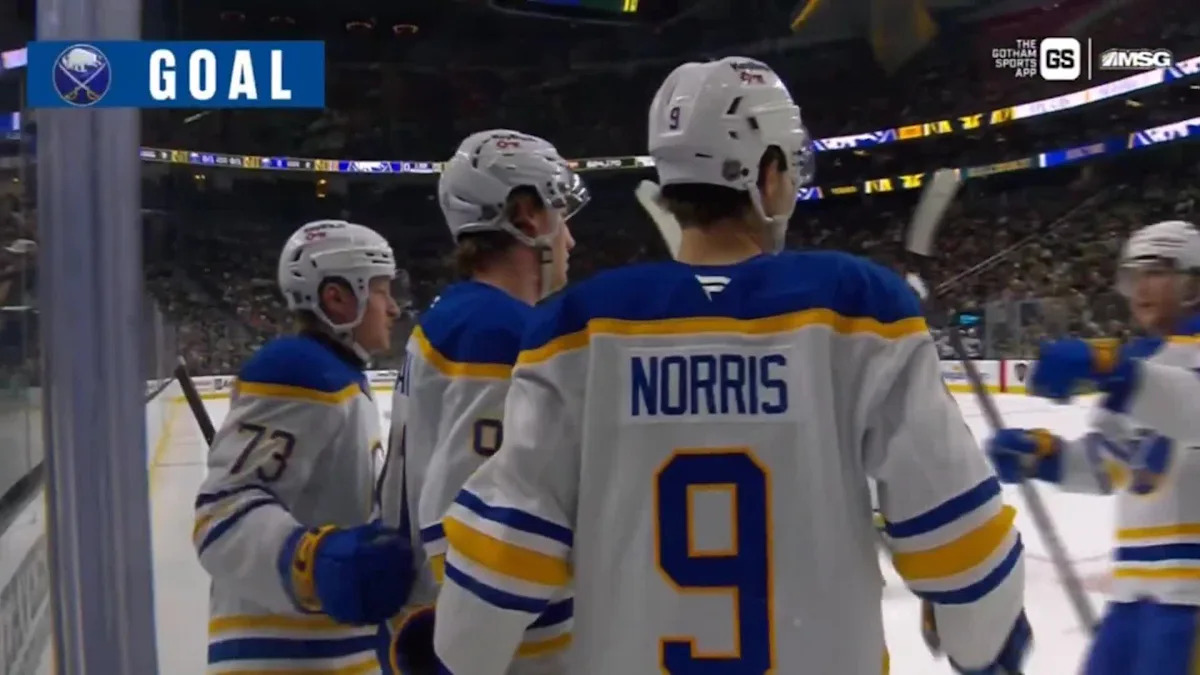 Luukkonen Records Shutout as Sabres Defeat Golden Knights 2-0