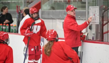 Wisconsin women's hockey frozen four Penn State TV channel start time