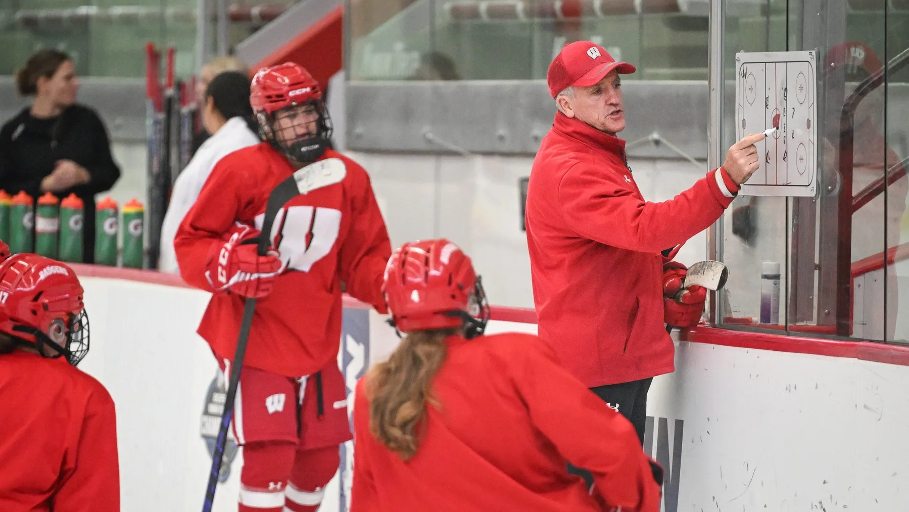 Wisconsin women's hockey frozen four Penn State TV channel start time