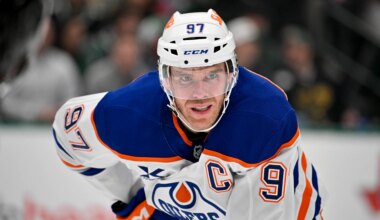 Why Oilers star left Monday practice early