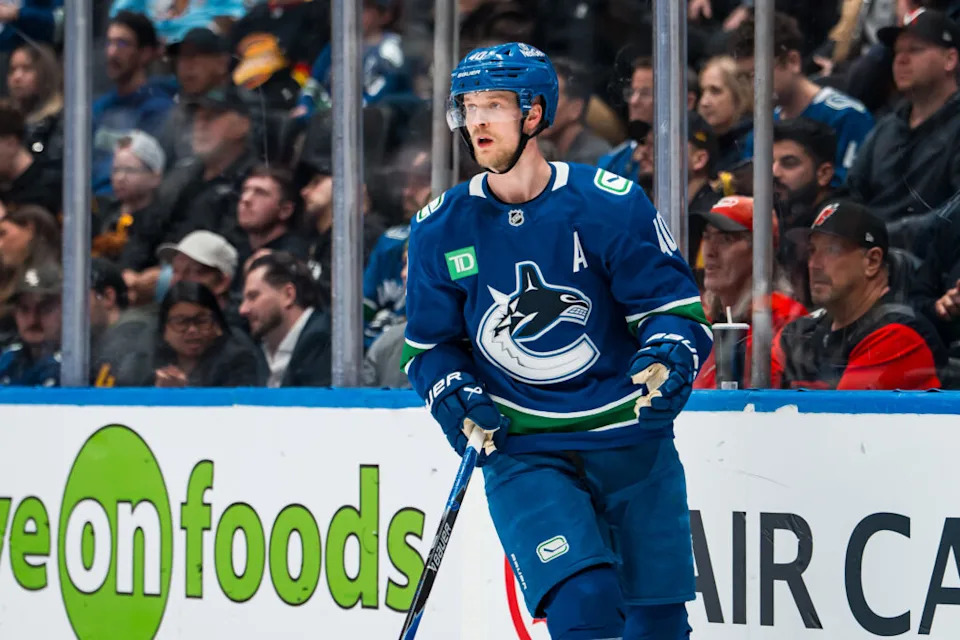 Vancouver Canucks forward Elias Pettersson