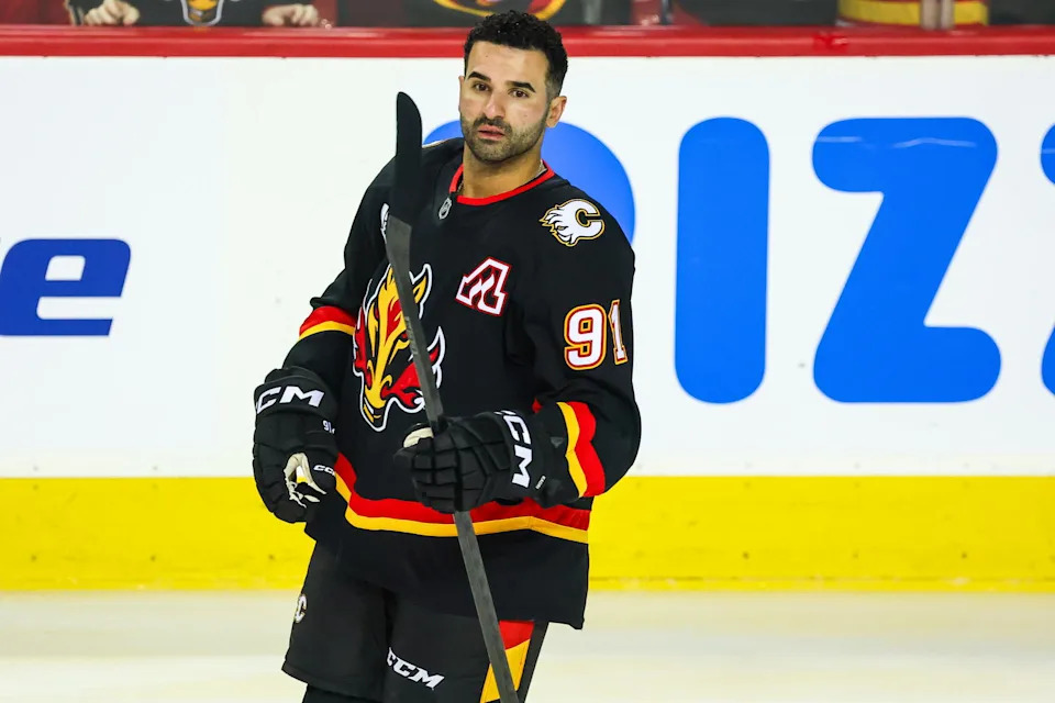 Nazem Kadri spent parts of the last four seasons with the Flames before being traded back to the Avalanche. Credit: Sergei Belski