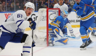 Maple Leafs sing the Blues after rough defeat in St. Louis