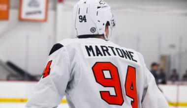 Porter Martone explains jumping to Flyers after NCAA exit