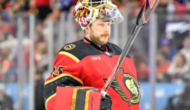 Is rested Senators goaltender Linus Ullmark ready to face the Florida Panthers?