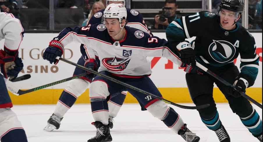 With the playoff race as jumbled as it has been all season, the Columbus Blue Jackets begin a huge weekend back-to-back Saturday when they're home to battle Macklin Celebrini's San Jose Sharks.