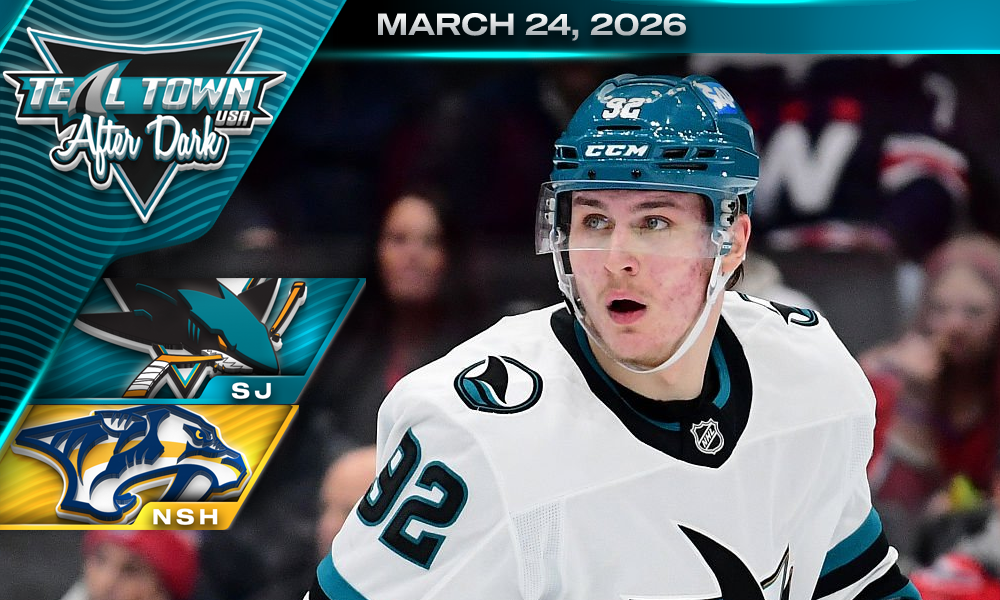Sharks Not Ready in Costly Loss to Predators 6-3 - 3/24/2026 - Teal Town USA After Dark (Postgame)