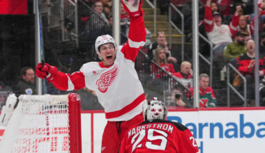 Gibson and Talbot combine to make 31 saves in the Red Wings’ 3-0 win over the Devils | News, Sports, Jobs