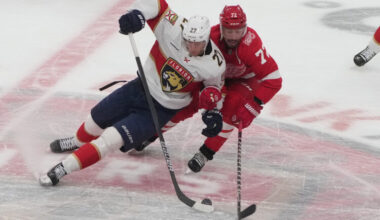 Carter Verhaeghe scores 2 late goals, rallying Panthers to 4-3 win over Red Wings | News, Sports, Jobs
