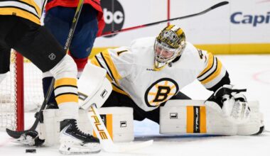 Jeremy Swayman, Fraser Minten lift Bruins to 3-2 shootout win
