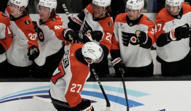 Back in playoff chase, Flyers handling 'pressure moments'