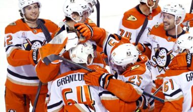 Mikael Granlund caps hat trick with late OT goal as Ducks defeat Flames – Orange County Register