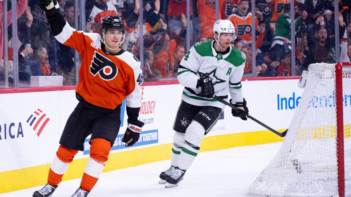 Zegras scores in OT as the Flyers beat the Stars 2-1 – NBC 5 Dallas-Fort Worth
